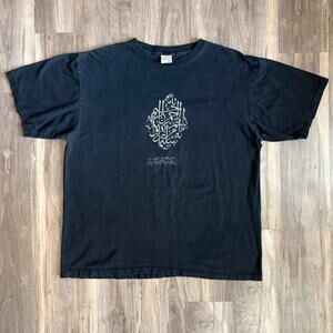 Vintage Arabic Text T-Shirt Men's Size XXL Shahada Rare Black